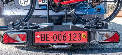 Bild Kontrollschild für Biketräger MTB-Information