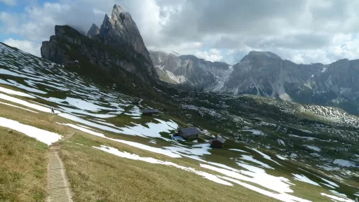 Mountainbike TourGeislergruppe, Gröden/Val Gardena (Dolomiten) Tour-Bild Geislergruppe, Gröden/Val Gardena (Dolomiten)