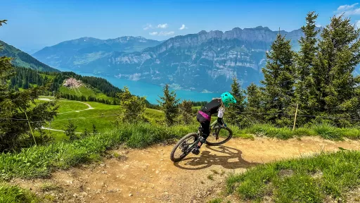 Tour-Bild Bikerberg Flumserberg - blau bis tiefschwarz