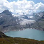 Letzer Blick auf den Griessee und gleichnamiger Gletscher