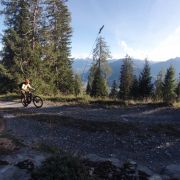 Uphill schweisstreibend trotz E